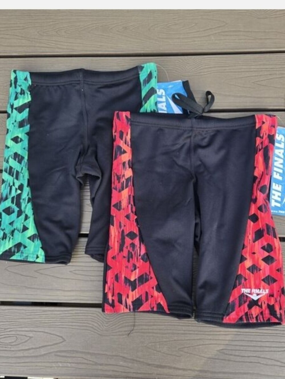 The Finals Mens OMEGA BUNDLE Drawstring Omega Reactor Swim Jammer Sz 34 New